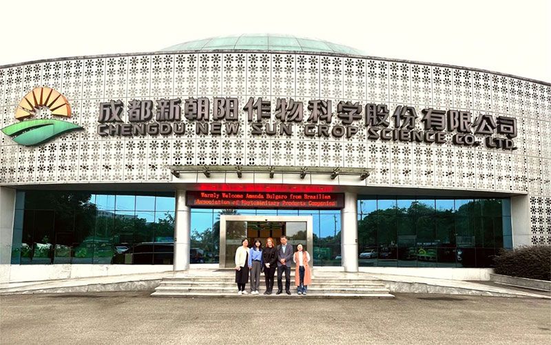 巴西國(guó)家植物保護(hù)產(chǎn)品協(xié)會(huì)專(zhuān)家訪問(wèn)新朝陽(yáng)，共探生物農(nóng)業(yè)合作新機(jī)遇